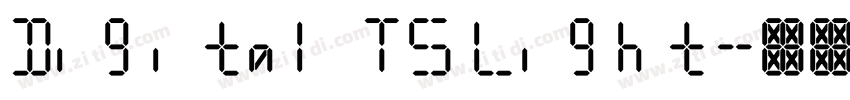 Digital TS Light字体转换